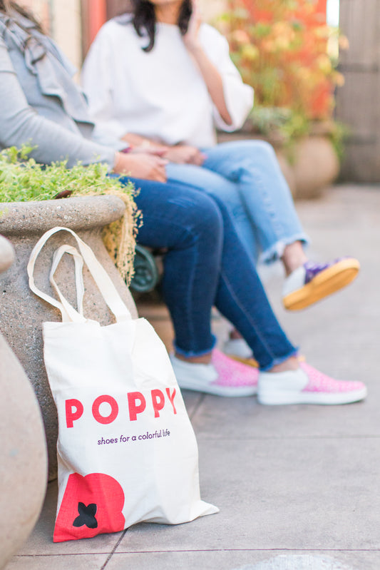 Poppy tote bag