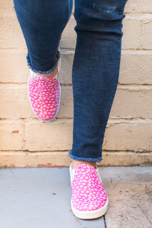 Samaira shoes being worn